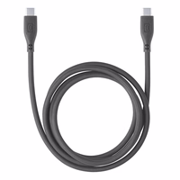 Cellularline Soft kabelis - USB-C to USB-C kabelis 1.2 m (melns)