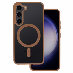 Akrila krāsains magnētiskais viedtālruņa apvalks Samsung Galaxy S24 titāna