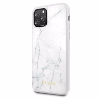 Guess Marble vāciņš iPhone 11 Pro - balts