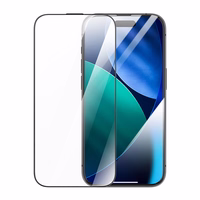 Rock Aizsargstikls HD pilna pārklājuma ar antistatisku īpašību iPhone 17 Pro