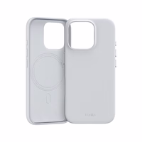 Benks magnētiskais Vita Pro silikona viedtālruņa apvalks Iphone 16 Pro Max, pelēks