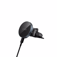 Tech-Protect mm15W-V5 magnētiskais MagSafe auto turētājs ventilācijai/CD slotam melns