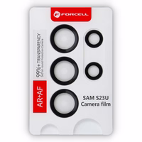Forcell Premium Camera Lens Tempered Glass - Samsung Galaxy S23 Ultra melns