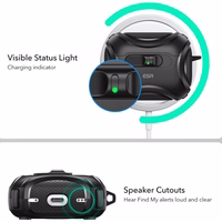 ESR Cyber FlickLock MagSafe macins priekš AirPods Pro 3 - Melns