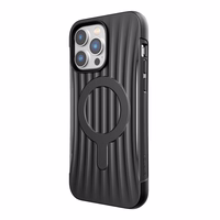 Raptic X-Doria Clutch viedtālruņa apvalks iPhone 14 Pro Max ar Magnētisko melnu aizmugurējo pārklājumu