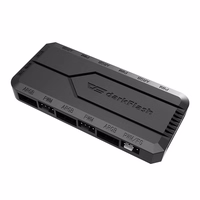 Ventilatoru kontroles bloks datoram Darkflash RC2 RGB PWM + tālvadības pults (melns)