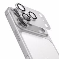 Benks rūdītais stikls Air Shield matēts integrēts lēcas aizsargs (C069) Iphone 17 Pro (3 lēcas) caurspīdīgs