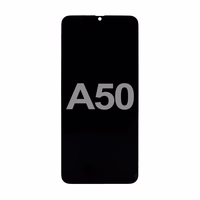 LCD displejs Samsung Galaxy A50 melns Augstākās kvalitātes