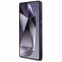 Guess Ādas 4G Krāsains Gredzens Klasiskais Logotips Magnētiskais Viedtālruņa apvalks Samsung Galaxy S25 Ultra brūna