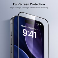 ESR UltraFit aizsargstiklu komplekts 2 gab. iPhone 17 Pro – caurspīdīgs