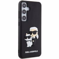 Karl Lagerfeld maciņš for Samsung Galaxy S24 Plus KLHCS24M3DRKCNK melns HC 3D RUBBER KC NFT