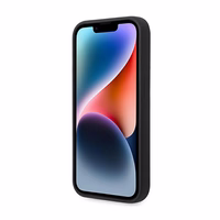 Karl Lagerfeld KLHCP14LSLCTBK iPhone 14 Pro 6.1 "cietais apvalks melns/melns Silikona Choupette Ķermenis