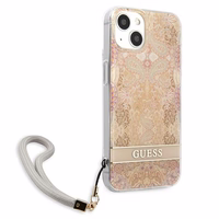Guess GUHCP13SHFLSD iPhone 13 mini 5.4" zelta/zelta cietais apvalks Ziedu Siksniņa