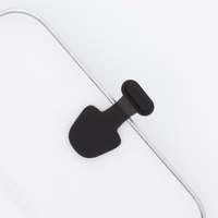 Lightning uzlādes ligzdas vāciņš ar turētāju melns