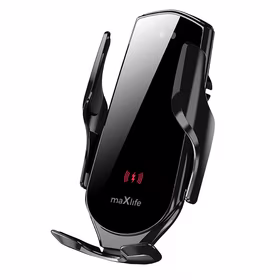 Maxlife turētājs automašīnas ventilācijas atverei MXCH-08 automātiskais ar bezvadu uzlādi melns 15W