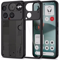 Tech-Protect MagMat Magnētiskais viedtālruņa apvalks Nothing Phone 3 - melns un caurspīdīgs