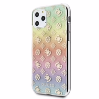 Guess GUHCN58PEOML iPhone 11 Pro multicolor cietais maciņš Iridescent 4G Peony