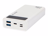 Power Bank 20000mAh QC+PD 20W + lightning PB20E