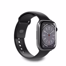 Puro Icon silikona siksniņa Apple Watch 38/40/41 mm - melns (2 gab.)