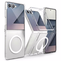 Ringke Slim magnētiskais MagSafe viedtālruņa apvalks Samsung Galaxy Z Flip 7 - caurspīdīgs