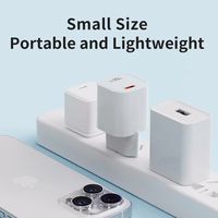 Rock sienas lādētājs T88 Sugar Cube Series GaN - Type C - QC 3.0 PD 33W 3A balts