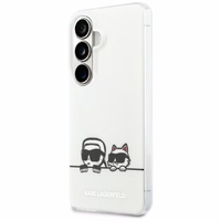 Karl Lagerfeld IML Peekaboo Karl&Choupette MagSafe Maciņš for Samsung Galaxy S26 Plus - caurspīdīgs