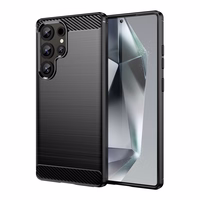 Samsung Galaxy S25 Ultra - oglekļa šķiedras vāciņš – melns