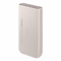 Portatīvais lādētājs Samsung EB-P4520XUEGEU 20000mAh 3x USB-C 45W SFC (smilškrāsas)