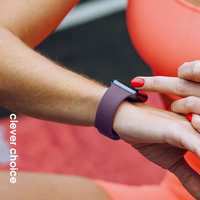 Crong Liquid - Apple Watch siksniņa 44/45/46/49 mm (Plum)