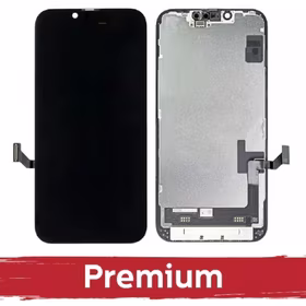 LCD ekrāns saderīgs ar iPhone 14 melns (SOFT OLED / Stable / Premium) /*Removable IC*/