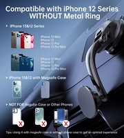 Auto tālruņa turētājs Choetech AT0005 melns