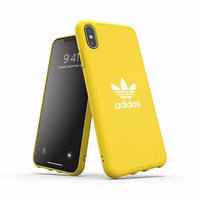 Adidas veidots apvalks auduma apvalks iPhone Xs Max - dzeltens