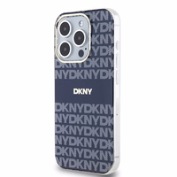 DKNY IML Mono un svītras Magnētiskais viedtālruņa apvalks iPhone 15 Pro Max - zila