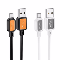 Kabelis USB A uz Micro USB Hoco 2,4A 1 m X108 balts