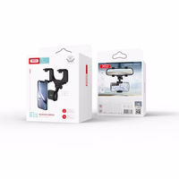 XO auto turētājs C70 melns atpakaļskata spogulim