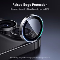 ESR Armorite kameras vāciņš iPhone 16 / 16 Plus / 17 - caurspīdīgs