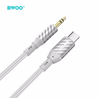 BWOO AUX Kabelis Type C to 3.5mm Jack audio AUX074