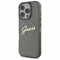 Guess IML sirds viedtālruņa apvalks iPhone 16 Pro Max - melna
