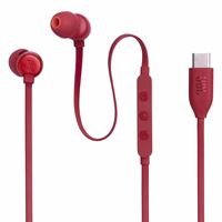 JBL Tune 310C In-Ear USB-C austiņas sarkanas
