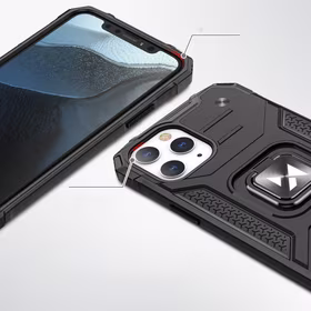 Wozinsky Ring Armor Case statīvs izturīgs viedtālruņa apvalks iPhone 13 rozā zelts