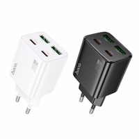 Lādētājs Hoco 2 x USB C + 2 x USB A QC3.0 PD 3A 20W N55 melns