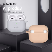 Tech-Protect silikona apvalks austiņām Apple AirPods 3 - oranžs