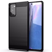 CARBON viedtālruņa apvalks SAMSUNG Note 20 melns