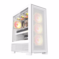 DarkFlash AIRNOVA computer maciņš (balts) + 3 fans