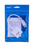 Savio CL-27B video cable adapter 0.1 m HDMI Type A (Standard) VGA (D-Sub) balts