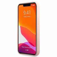 Karl Lagerfeld silikona viedtālruņa apvalks Ikonik Karl & Choupette MagSafe iPhone 13 Pro / iPhone 13 – gaiši rozā