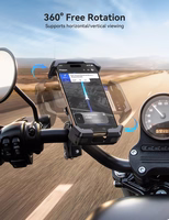 Joyroom JR-ZS428 triecienizturīgs stūres turētājs motociklam, velosipēdam, skuterim - melns