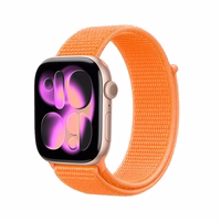 Crong Nylon - Sport Band for Apple Watch 38/40/41/42 mm (Tropical oranžš)