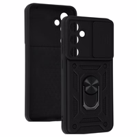 Kameras aizsargapvalks viedtālrunim Samsung Galaxy S24 FE - melns