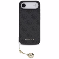 Guess 4G Charms Collection Magnētiskais viedtālruņa apvalks iPhone Air - melns